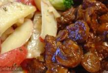 Sirloin Tips and Mushrooms