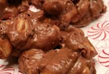 slow cooker chocolate-covered nuts