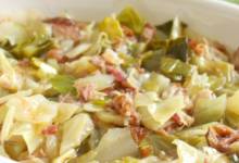 smothered cabbage