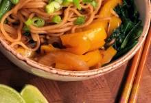 soba noodle veggie bowl
