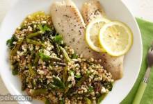 Sorghum Pilaf with Roasted Asparagus