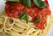 Spaghetti Sauce with Fresh Tomatoes