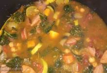 Spanish Style White Bean and Sausage Soup