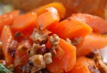spectacular marsala glazed carrots with hazelnuts