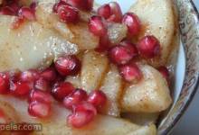 Spiced Pears and Pomegranate