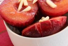 spicy oven-roasted plums