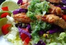 Spicy Southwest Chopped Salad with Salsa Verde