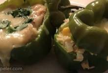 Spicy Vegetarian Stuffed Peppers