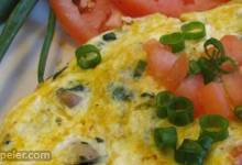 Spinach Mushroom Omelet