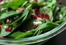 spinach pomegranate salad