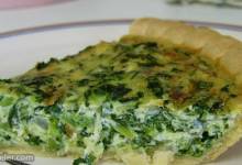 spinach quiche with kid appeal