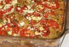 Squash with Tomato and Feta Cheese