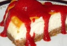 strawberry cheesecake with labneh