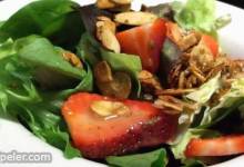 Strawberry Salad with Shallot-Honey Vinaigrette