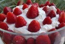 Strawberry Shortcake with Cheesecake Whipped Cream