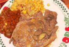 Sunny's Creamy Chicken Pork Chops