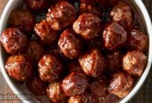 Sweet and Spicy Barbecue Meatballs