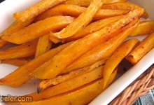 Sweet and Spicy Sweet Potato Baked Fries!