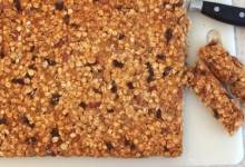 sweet and tart vegan granola bar