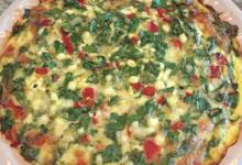 talian spinach-cottage cheese pie