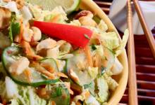 tangy thai cabbage salad