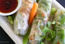 thai chicken spring rolls