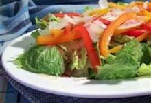 tri-pepper salad