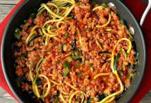 turkey spaghetti zoodles