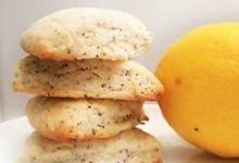 vegan lemon poppy scones