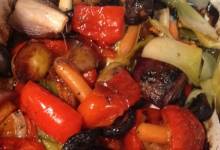 vegan oven-roasted vegetables