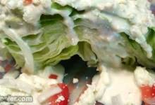 Wedge Salad with Elegant Blue Cheese Dressing