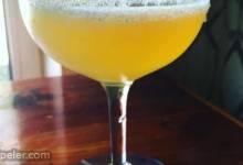 Whiskey Sidecar with Broiled Lemon Juice