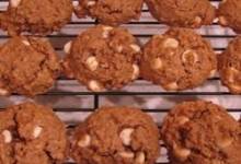 white chocolate-mocha-oatmeal cookies