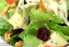 Winter Fruit Salad with Lemon Poppyseed Dressing