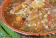 Zippy and Tangy Turkey Rice Soup