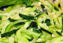 zucchini 'noodles'